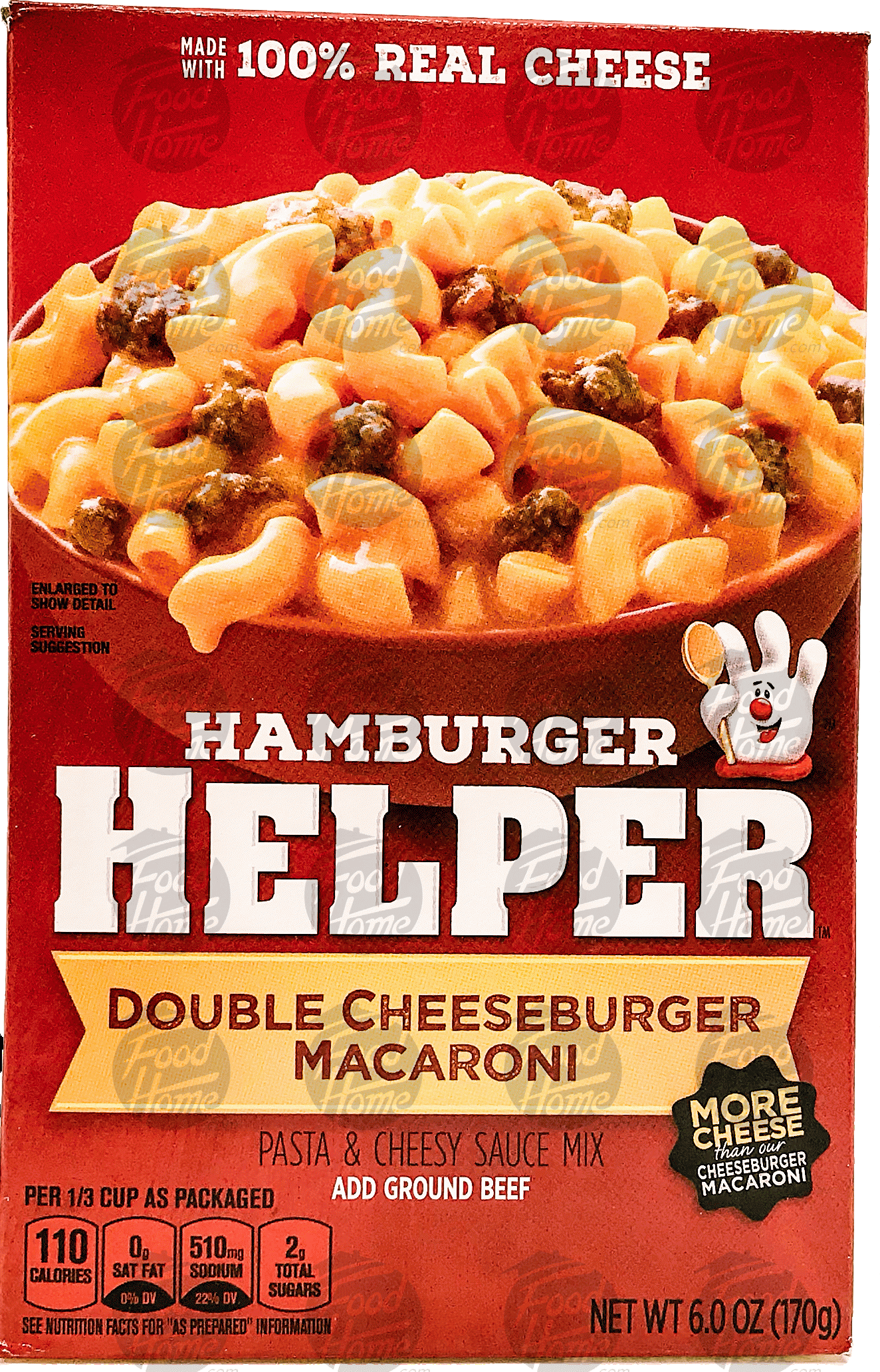 Hamburger Helper  double cheeseburger macaroni dinner kit, you add beef Full-Size Picture